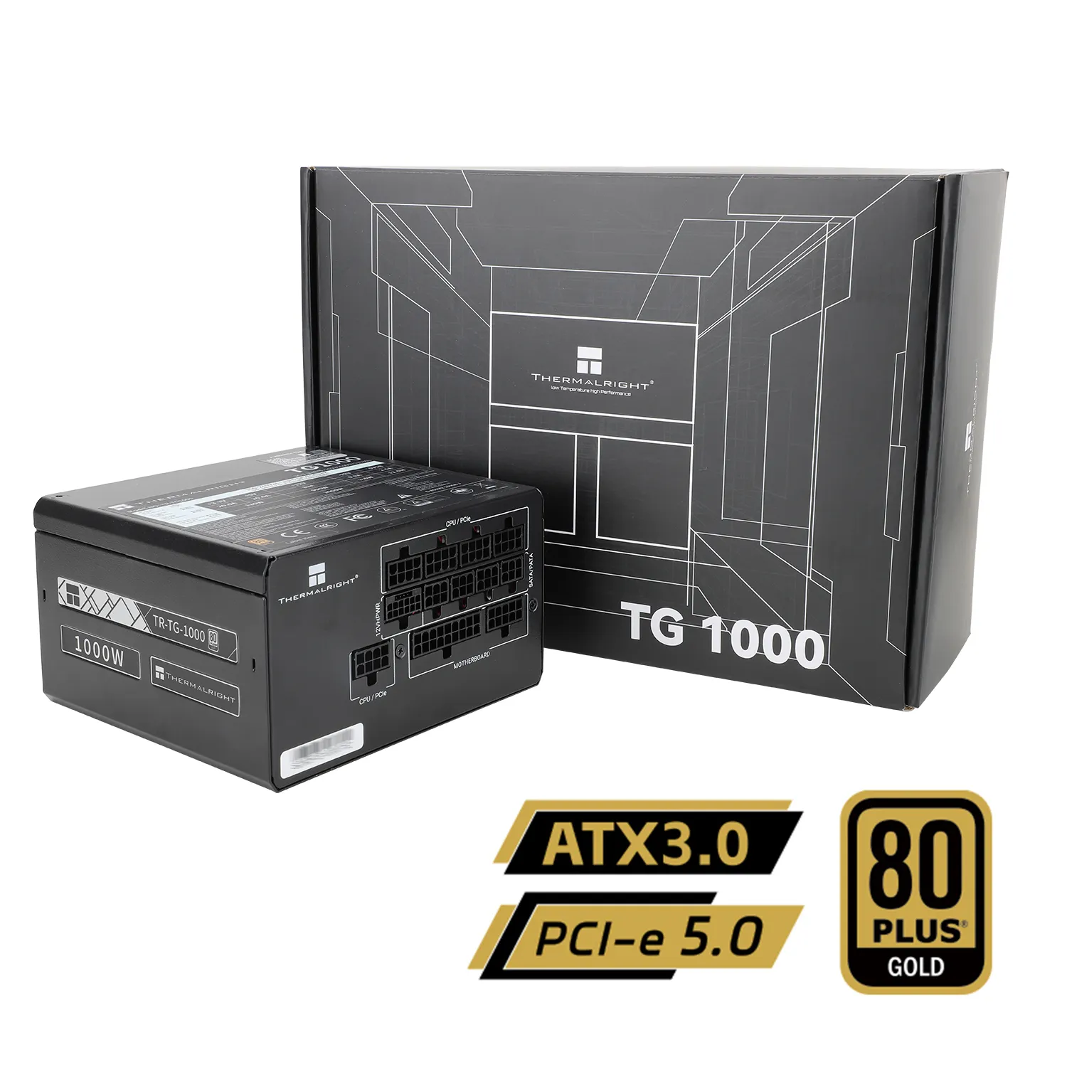 Thermalright TG-1000 W1000W - power supply, 80 Plus Gold - Multitronic